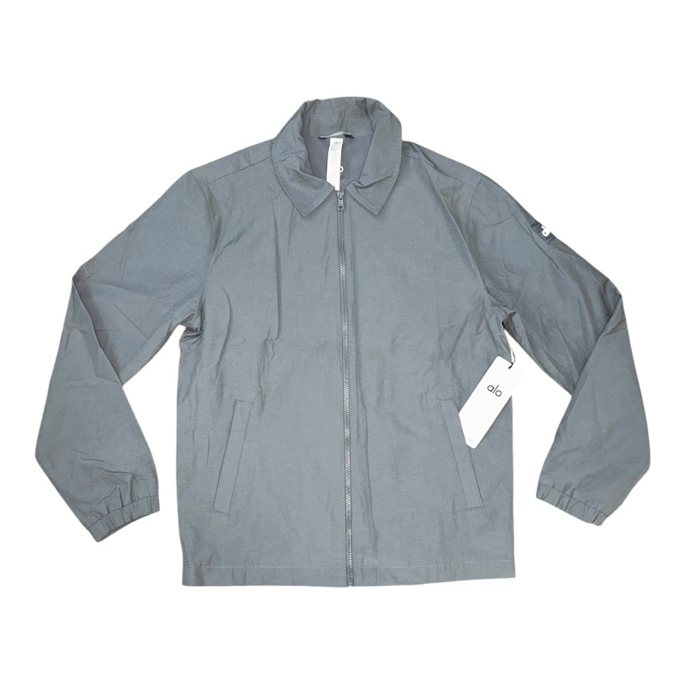 ALO Yoga | Sage Green Zip Bomber Jacket